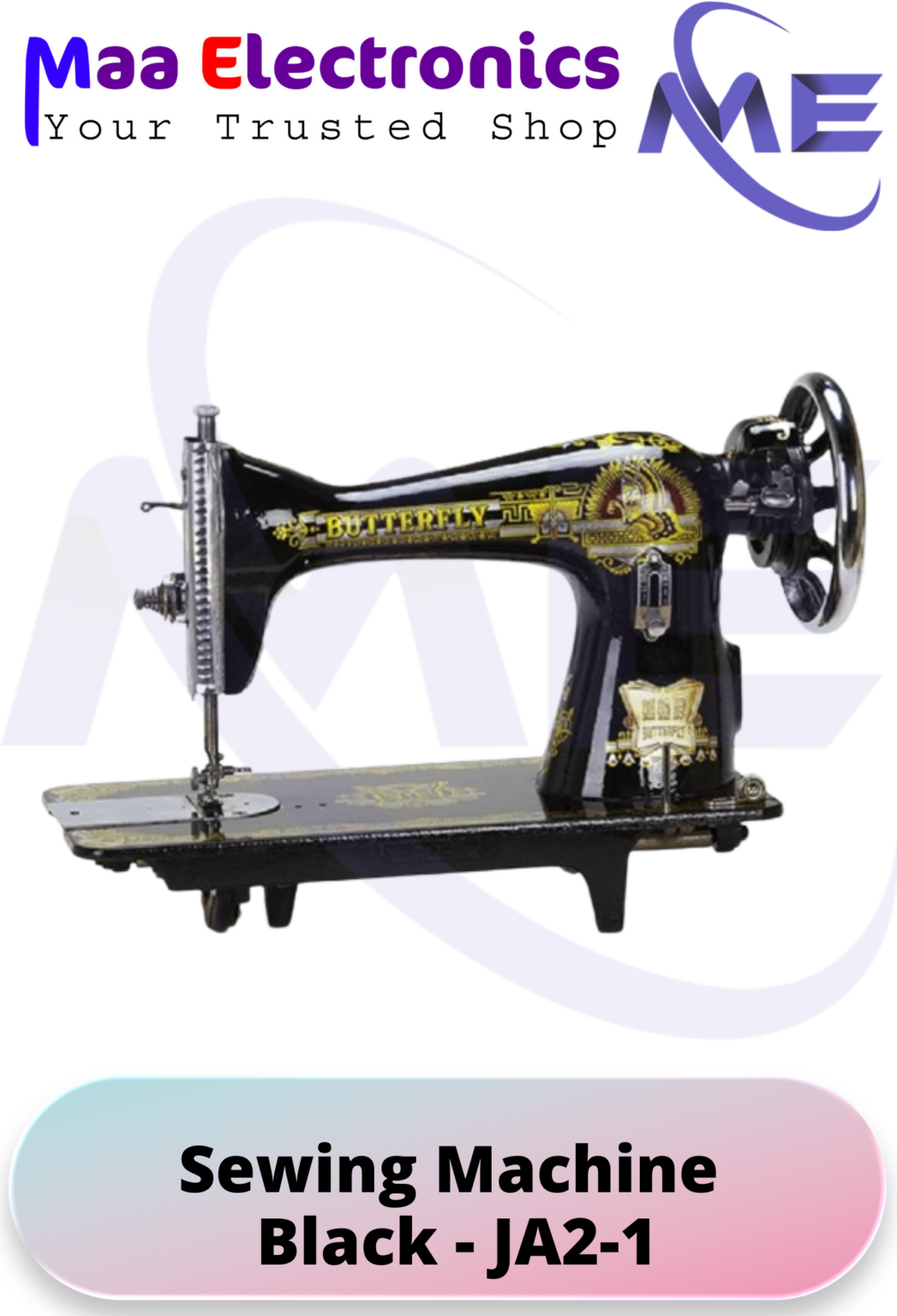 Butterfly Sewing Machine Black JA2 1 1